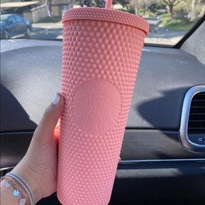 NWT Pink Studded Starbucks Tumbler